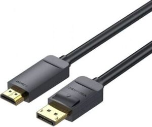 Conversor Displayport/m A Hdmi/m 4k 3 M Negro Vention