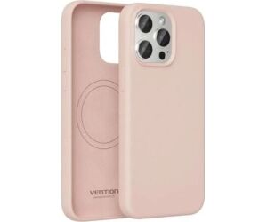 Funda Silicona Magsafe Iphone 15 Rosa Vention