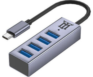 Hub Maillon Premium Tipo C 3.1 To Usb 3.2 Aluminio 4.1