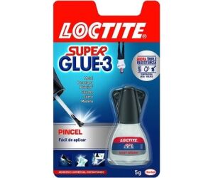 Pegamento con Pincel Loctite Super Glue-3/ 5g