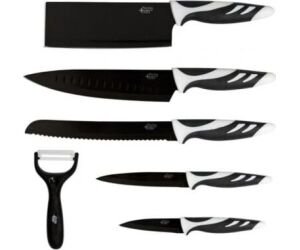 Set 6 Cuchillos Swiss Negro