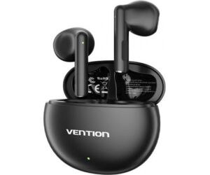 Auriculares Bluetooth Vention ELF 06 NBKB0 con estuche de carga/ Autonomía 6h/ Negros