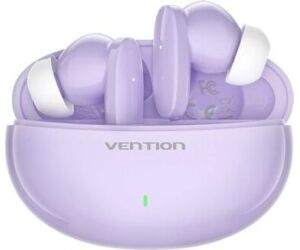 Auriculares Bluetooth Vention NBFV0 con estuche de carga/ Autonomía 7h/ Violetas
