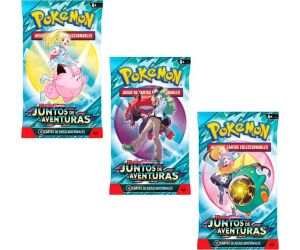 Pokemon tcg escarlata y púrpura juntos de aventuras sobre suelto