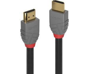 Lindy 36961 cable HDMI 0,5 m HDMI tipo A (Estándar) Negro, Gris