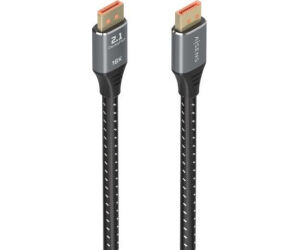 Cable Aisens Displayport V2.1 16k@60hz 80gbps Dp/m-dp/m Negro 1.0m