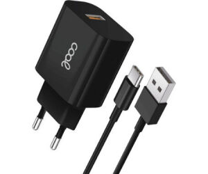 Cargador Cool  Usb-c 12w 2.4 Amp Blanck Cable .,2m