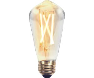 Bombilla led silver electronic filamento edison pera 2w=20w -  e27 -  2.200k -  320º -  220 lm -  luz extra calida -  a++