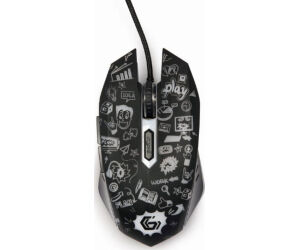 Raton Gembird Mus-6b-grafix-01 Optical 3600dpi Negro Usb