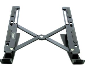 iggual Soporte elevador plegable portátil 17" gris