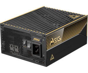MSI MEG Ai1600T PCIE5 unidad de fuente de alimentación 1600 W 24-pin ATX ATX Negro
