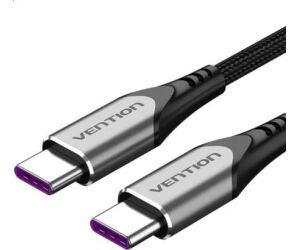 Cable Usb-c A Usb-c 2.0 5a 100w 1.5 M Gris Vention