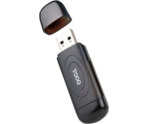 Lector Tarjetas Usb 3.0 2 En 1 Negro Tooq