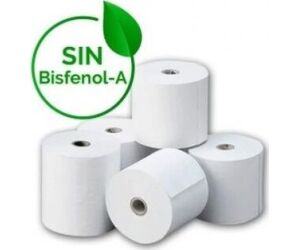 Rollo Papel Térmico Genérico 57x50 10U BPA/ 57 x 50mm/ 10 unidades