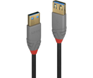 Lindy 36761 cable USB USB 3.2 Gen 1 (3.1 Gen 1) 1 m USB A Negro