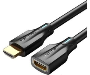 Cable Alargador HDMI 8K Vention AHBBF/ HDMI Macho - HDMI Hembra/ 1m/ Negro