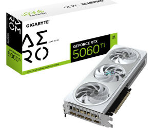 Tarjeta Gráfica Gigabyte GeForce RTX 5060 Ti AERO OC/ 8GB GDDR7
