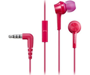 Auriculares Intrauditivos Panasonic RP-TCM105/ con Micrófono/ Jack 3.5/ Rosas