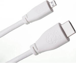 Raspberry Pi T7689AX cable HDMI 1 m HDMI tipo A (EstÃ¡ndar) HDMI tipo D (Micro) Blanco