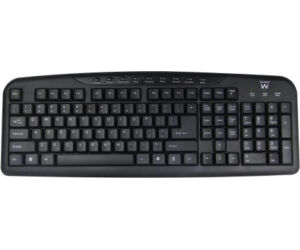 Teclado Ewent Mulimedia Portugues Usb Negro