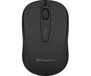 Phoenix m250 ratón inalámbrico 2.4 ghz receptor usb hasta 1600 dpi compatible con pc mac portátil color negro