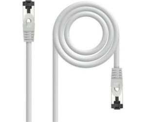 Nanocable Cable red Cat. 8.1 2GHZ SSTP Gris 5m