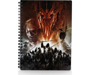 Libreta efecto 3d sd toys el señor de los anillos ejercito de mordor