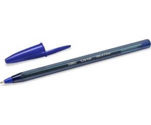 Caja de Bolígrafos de Tinta de Aceite Bic Cristal Exact Ultrafine 992605/ 20 unidades/ Azules