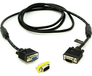 Cable svga d - sub15 de 3 m - m - h con adaptador m - m