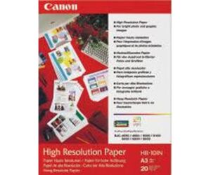 Papel canon hr - 101n a3 20 hojas