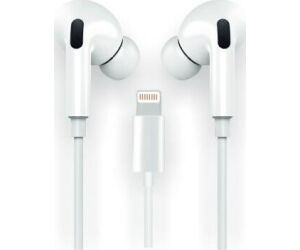 Auriculares Intrauditivos Tech One Tech earTECH HOP TEC1202/ con Micrófono/ Lightning/ Blancos