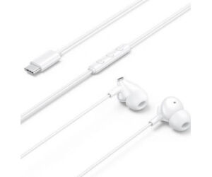 Auriculares Intrauditivos Vention Echo Lite USB-C In-Ear/ con Micrófono/ USB Tipo-C/ Blancos