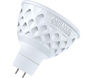 Bombilla multi led silver electronics dicroica 4w=40w -  gu5.3 -  3.000k -  120º -  370lm -  luz calida -  a+