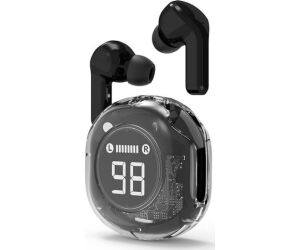 Auriculares Gembird Twst-01-bk Transparentes Negro Bt
