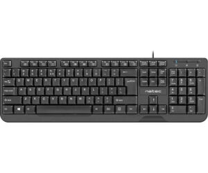 Teclado Natec Trout Slim Usb Negro