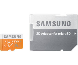 Micro Sd Samsung 32gb Evo C10 R100/w60 Con Adaptador
