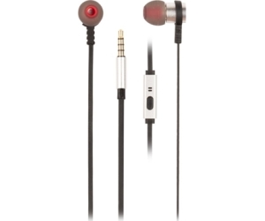 NGS Auriculares metálicos cplano 1.2m Plata