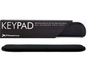 Phoenix keypad reposamuñecas ergonómico espuma con memoria alta densidad negro