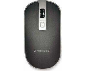 Raton Gembird Optical Black Silver Rf Inalambrico Pilas