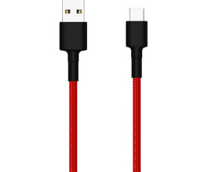 Cable Usb Xiaomi Usb Macho Usb Tipo-c Macho Rojo Negro