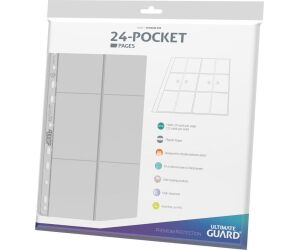 Carpeta transparente ultimate guard de 24 bolsillos y cuatro filas de páginas - carga lateral (10)