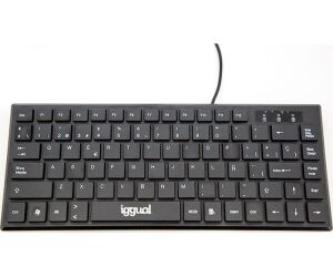 iggual Teclado USB compacto TKL Slim TKL-USB negro