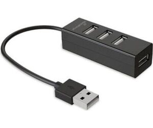 Hub 4 Puertos 2.0 Mediarange Mrcs502 Black