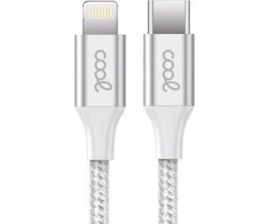 Cable Cool Usb-c A Lightning 1.2m Nylon White