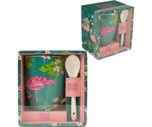 Taza con cuchara enesco flamenco