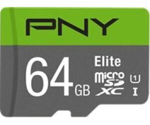 Tarjeta memoria micro secure digital micro sdhc elite pny 64gb clase 10 uhs - i u1