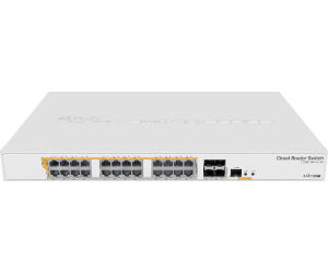 Switch Mikrotik CRS328-24P-4S+RM/ 28 Puertos/ RJ45 10/100/1000/ SFP/ PoE
