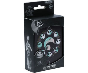 Baraja de cartas en caja metálica paladone pesadilla antes de navidad