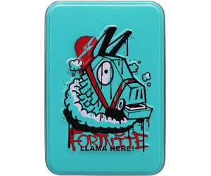 Baraja de cartas en caja metalica paladone fortnite