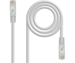 Cable de Red RJ45 UTP Nanocable 10.20.1807 Cat.6A/ 7m/ Gris